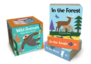 Baby Block Books: Wild Animals