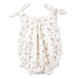 Organic Bubble Romper - Roses