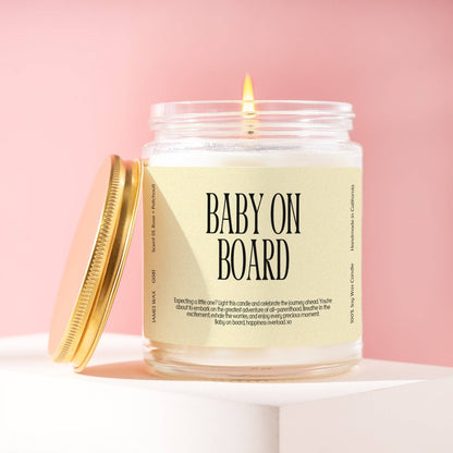 Baby on Board Candle