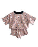 Shorts Set | Tan Bolts