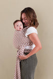 Solly Baby - Mocha Chequer Wrap