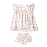 Organic Flutter Dress - Petit Floral