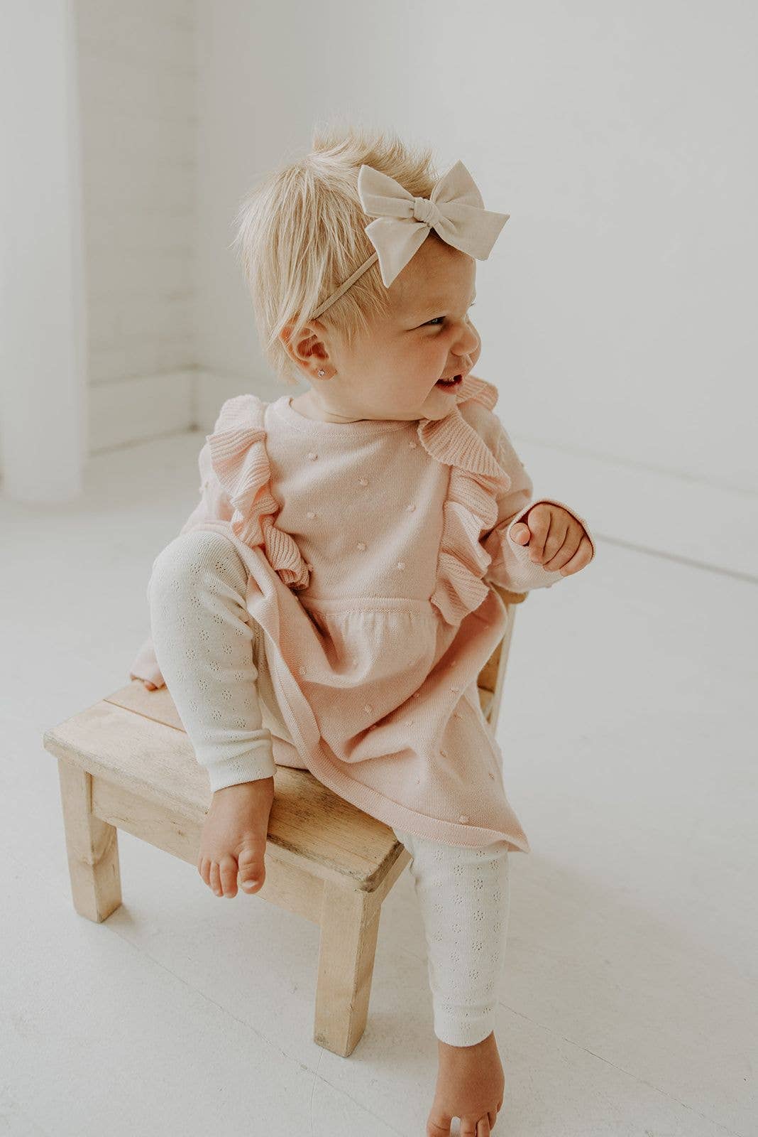 Stretch Leggings - Pointelle Knit