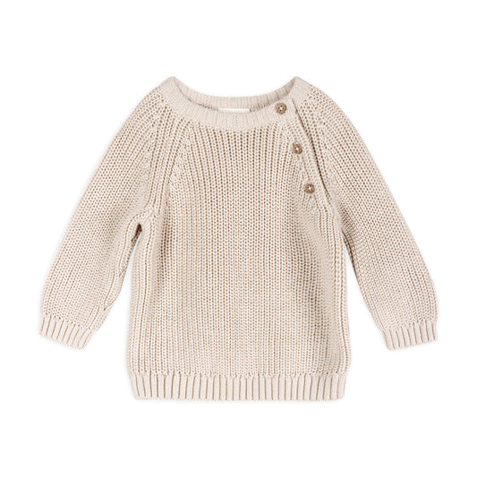 Chunky Knit Sweater - Stone