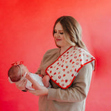 3 Pack Premium Burp Cloths - Clementine