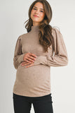 Puff Sleeve Maternity Top