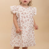 Organic Flutter Dress - Petit Floral
