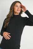 Puff Sleeve Maternity Top