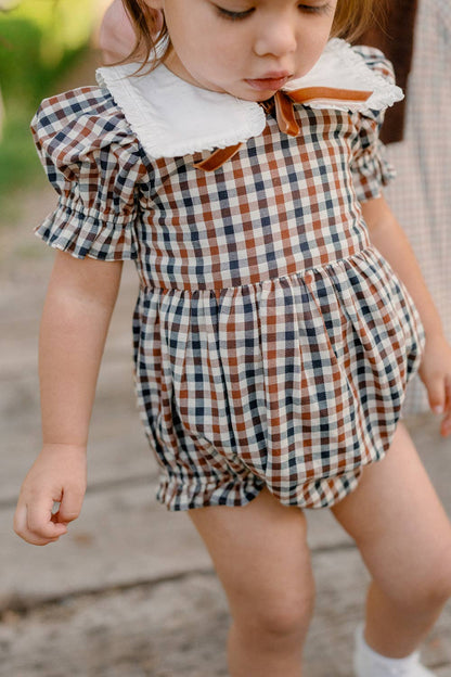 Emery Romper in Chestnut