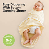 Soothe Zippy Baby Swaddle Sleep Sacks: Daffodil