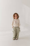 Wide Leg Cargo Pant - Sage