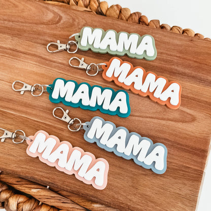 Mama 3D Acrylic Keychain
