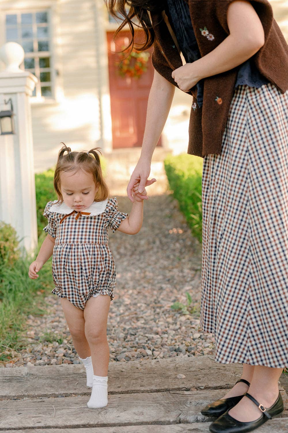Emery Romper in Chestnut