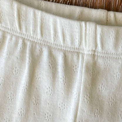Stretch Leggings - Pointelle Knit