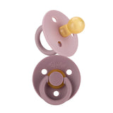 Itzy Soother™ Natural Rubber Paci Sets: Coconut + Toast