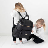 Luli Bebe - Monaco Diaper Bag | Ebony Black