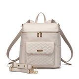 Luli Bebe - Monaco Diaper Bag | Pearl White