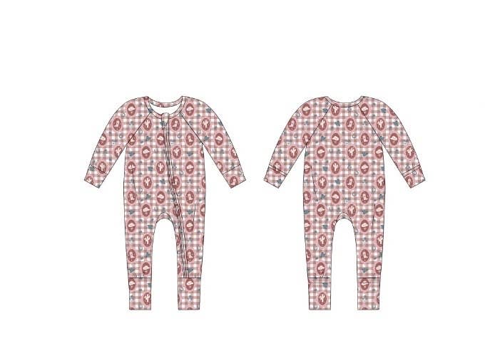 Cowgirl | Bamboo Zipper Pajamas