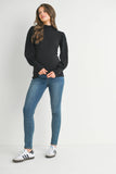 Puff Sleeve Maternity Top