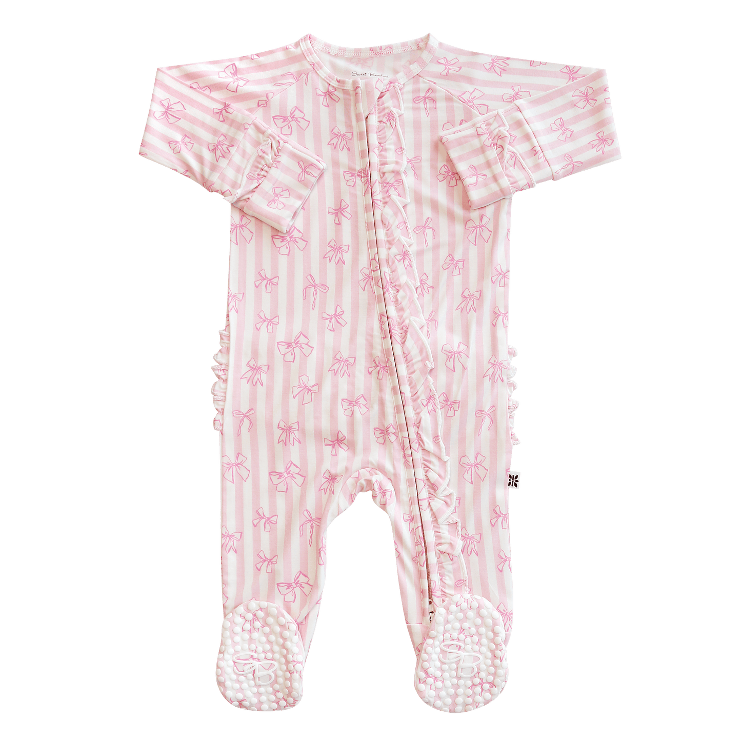Ruffle Footie - Tie The Knot