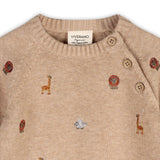 Oat Baby Sweater - Safari