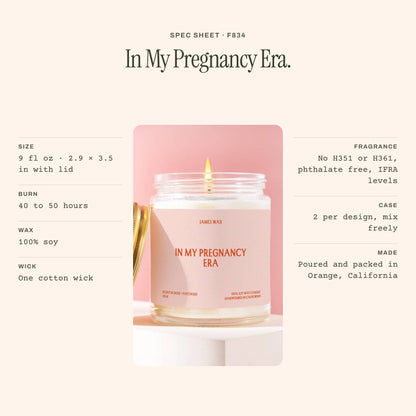 In My Pregnancy Era. Candle