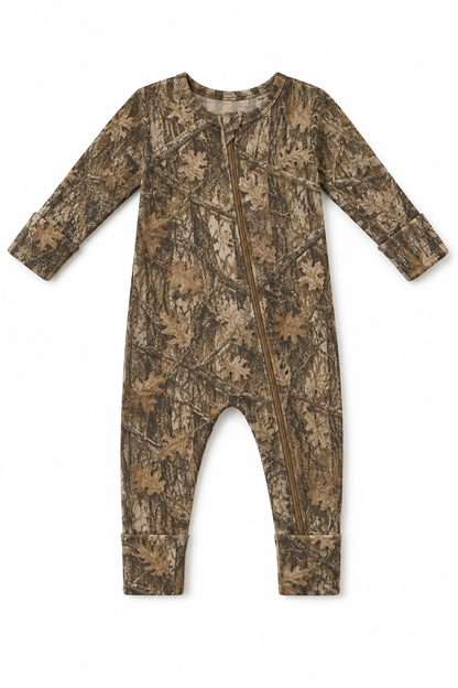 Camo Zip Pajamas