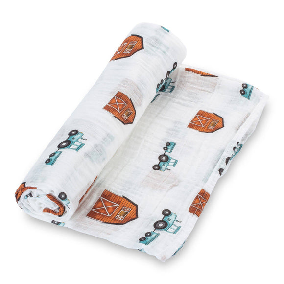 How We Roll Muslin Swaddle Blanket