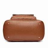 Luli Bebe - Monaco Diaper Bag | Caramel Brown