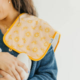 3 Pack Premium Burp Cloths - Clementine