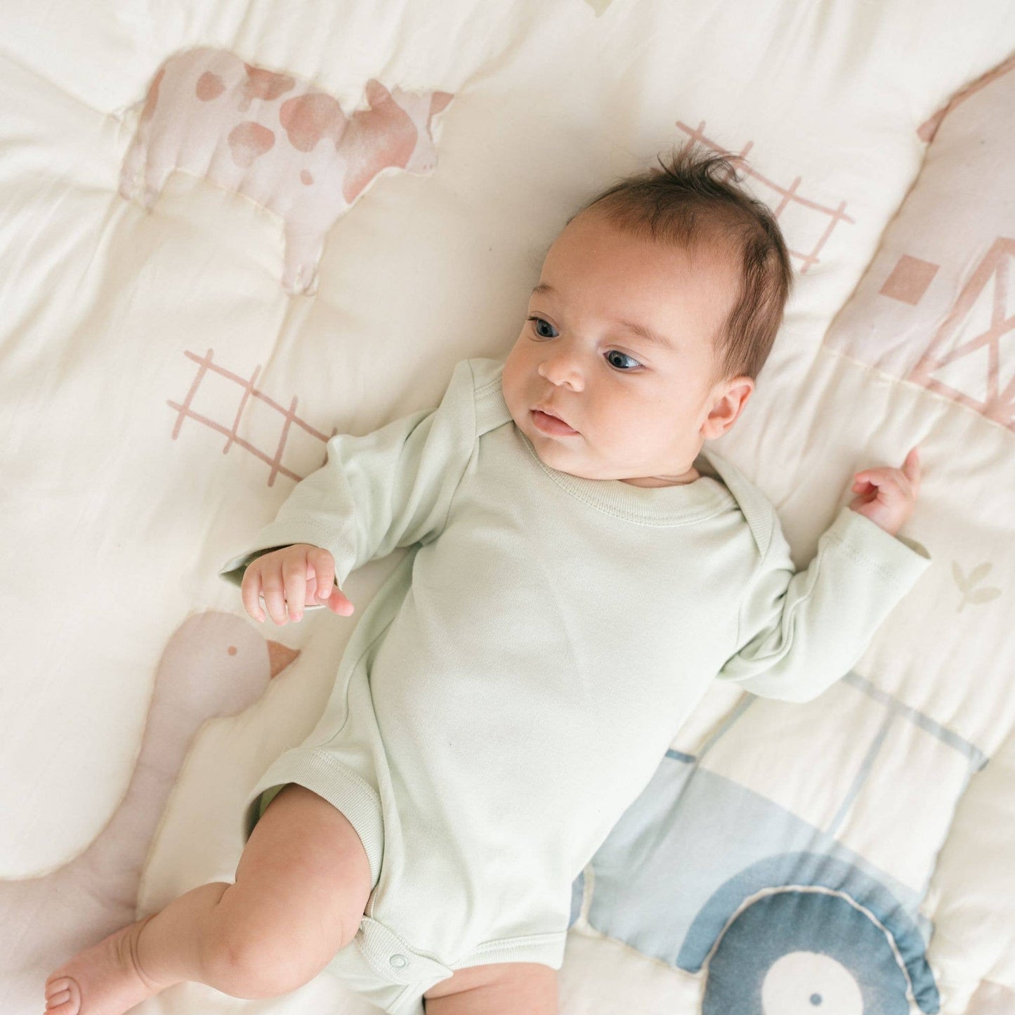 Quilted Play Mat - Farmhouse