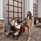 Luli Bebe - Monaco Diaper Bag | Caramel Brown