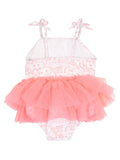 One Piece Suit Tulle Skirted - Seaside