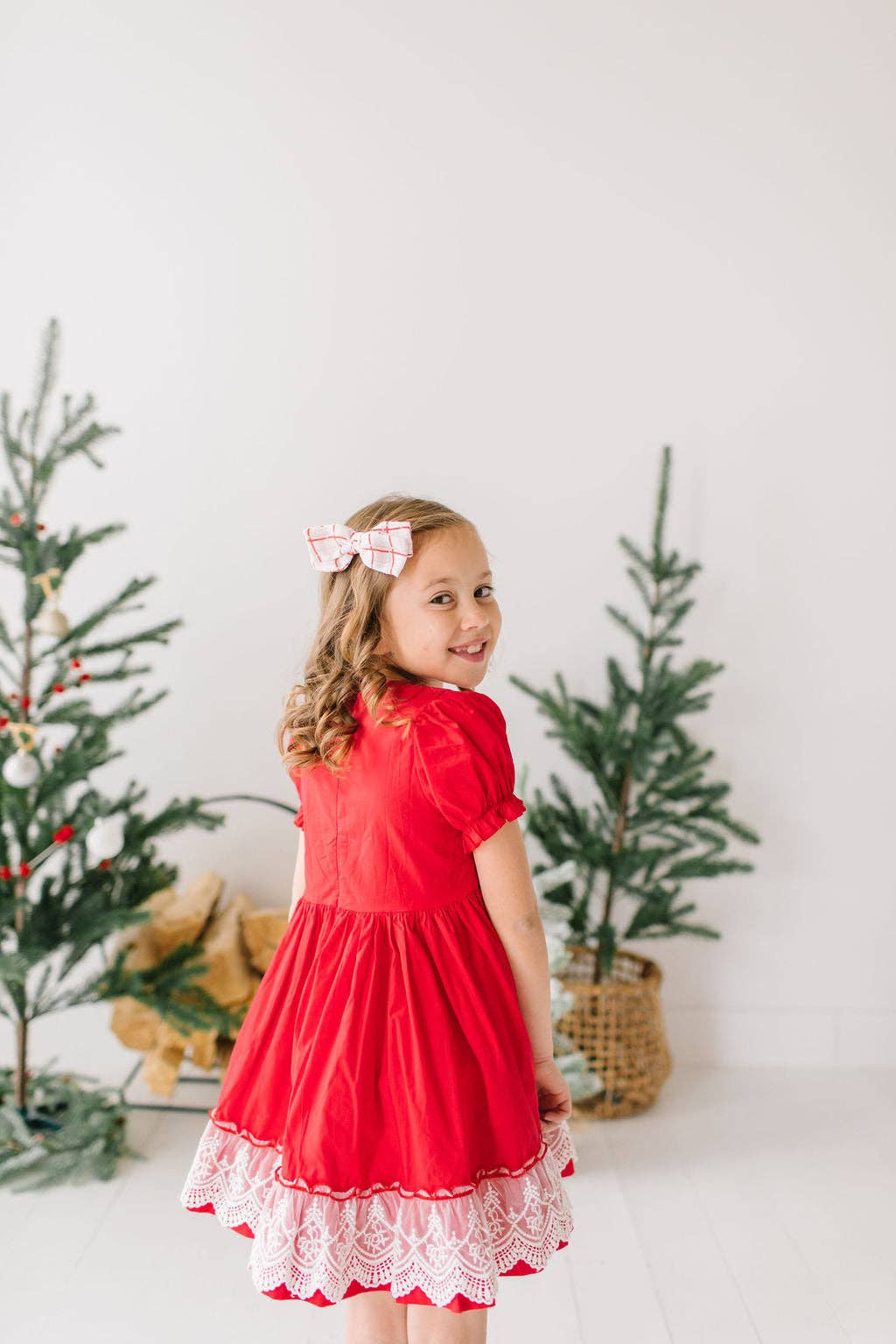 Aura Poplin Dress in Classic Cutie
