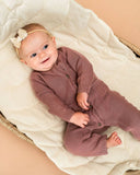 Chunky Knit Jumpsuit - Mauve