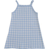 Knit Dress - Blue Gingham