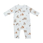 Angel Dear - Uni Romper - Blue Woodland