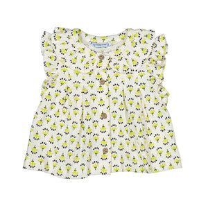 Mayoral - Pistachio Floral Blouse
