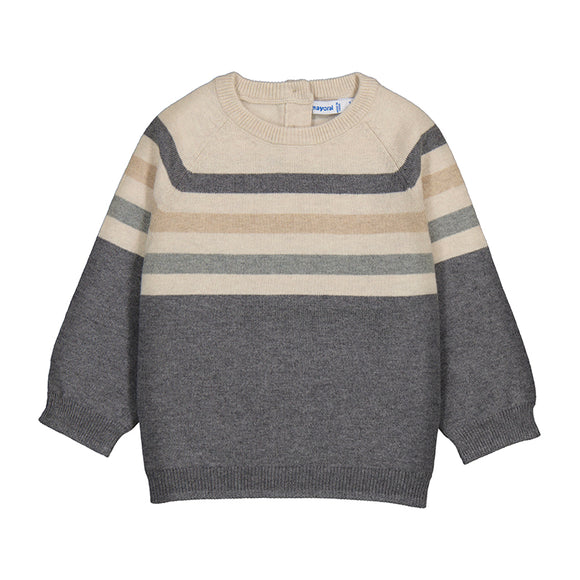 Mayoral - Stripe Sweater - Graphite