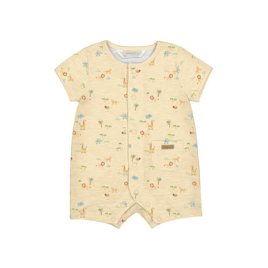Mayoral - Cotton Romper - Safari