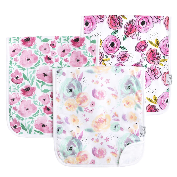 Bloom Burp Cloth Set-3 pack