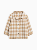 Colored Organics - Logan Flannel Button Down - Latte