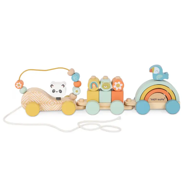 Wooden Wild Party Train