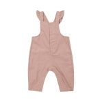 Angel Dear - Corduroy Ruffle Overall - Misty Rose