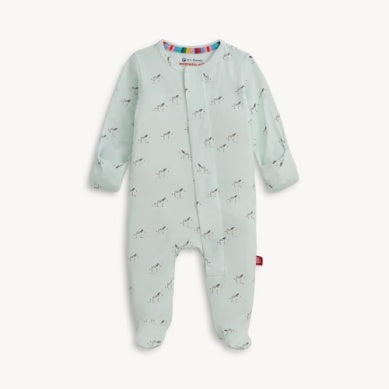 Magnetic Me - Teal Savannah Plains Modal Footie