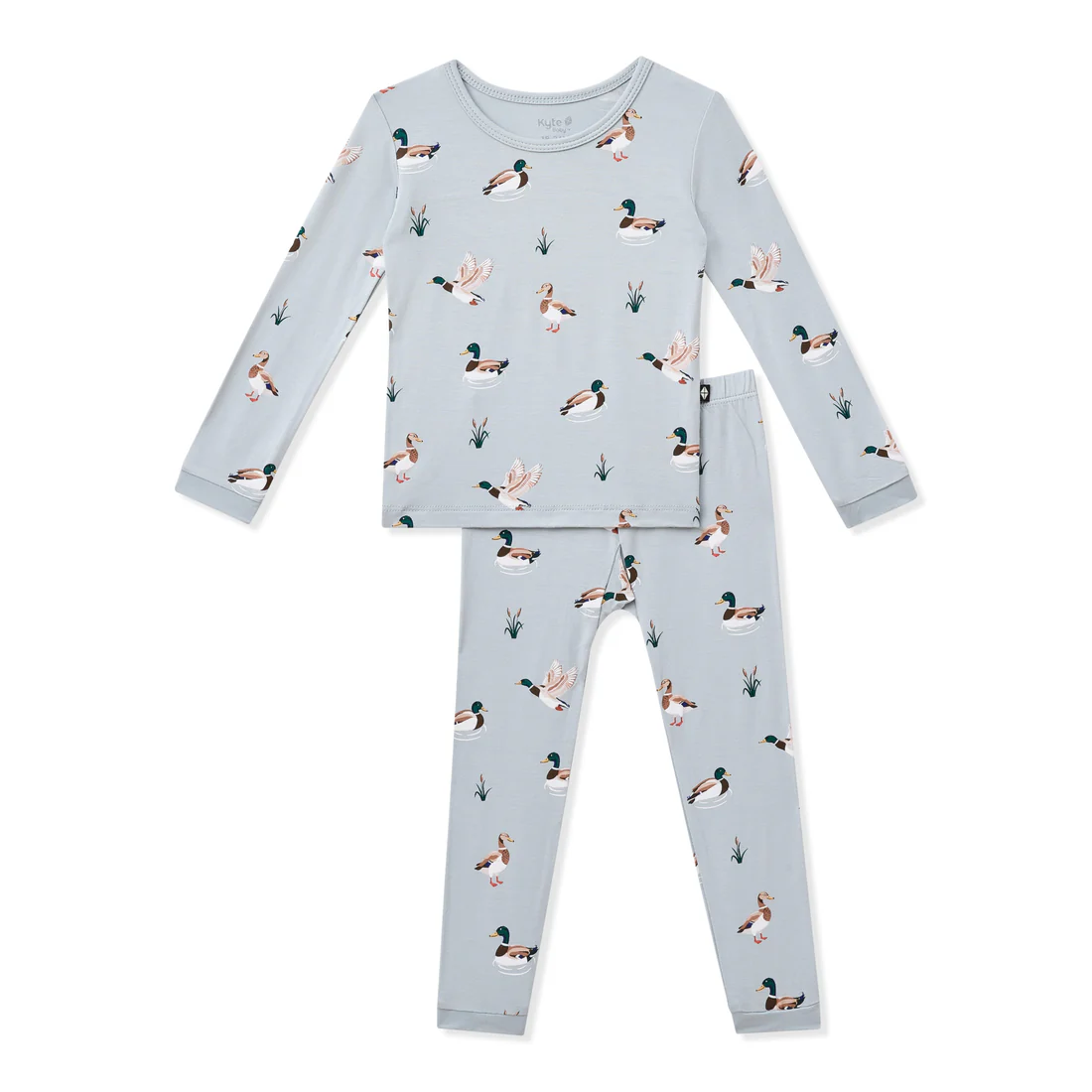 Long Sleeve Pajamas in Duck