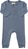 Mason Ribbed Romper - Stone