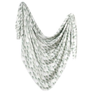 Evergreen Knit Swaddle Blanket