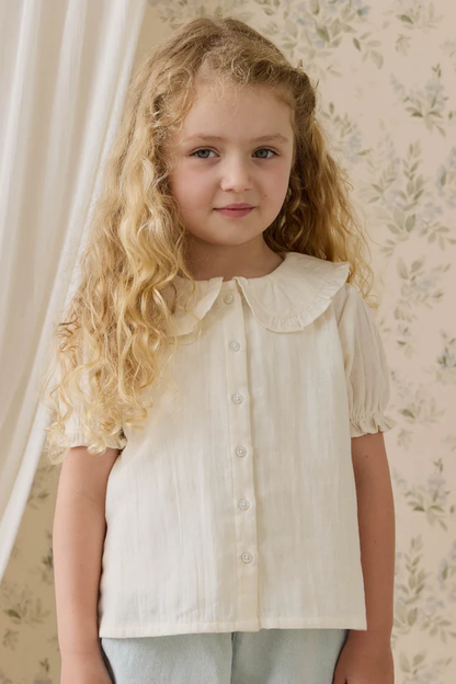 Muslin Bowie Blouse - Parchment
