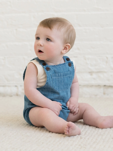 Organic Noe Chambray Bubble Overall